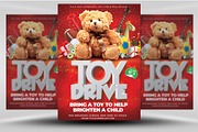 Toy Drive Flyer Template, a Flyer Template by MadridNYC (Thumbnail 1 of 3)
