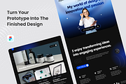 Personal Portfolio Landing Page, a Templates & Theme by SquidPixey (Thumbnail 5 of 5)