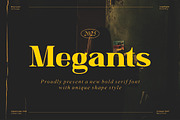 Megants || Unique Serif Font, a Serif Font by Idea Studio (Thumbnail 1 of 5)
