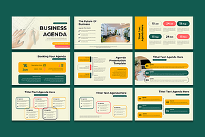 Business Agenda - Google Slides