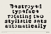 Bullet Serif TM – Grunged Typewriter, a Sans Serif Font by Type Mania (Thumbnail 2 of 10)