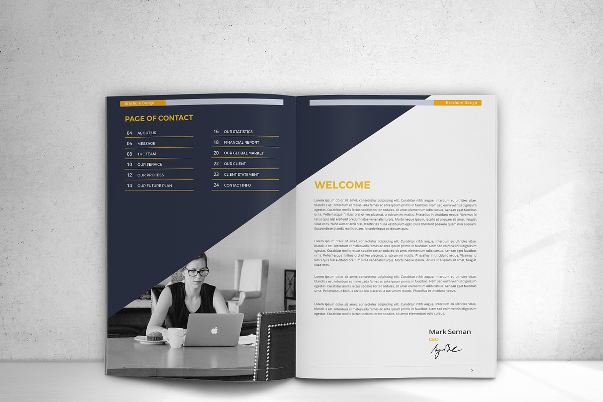 Annual Report, a Brochure Template by design_pick (Photo 6 of 17)