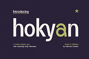 Hokyan, a Sans Serif Font by saemoon creative (Thumbnail 1 of 15)
