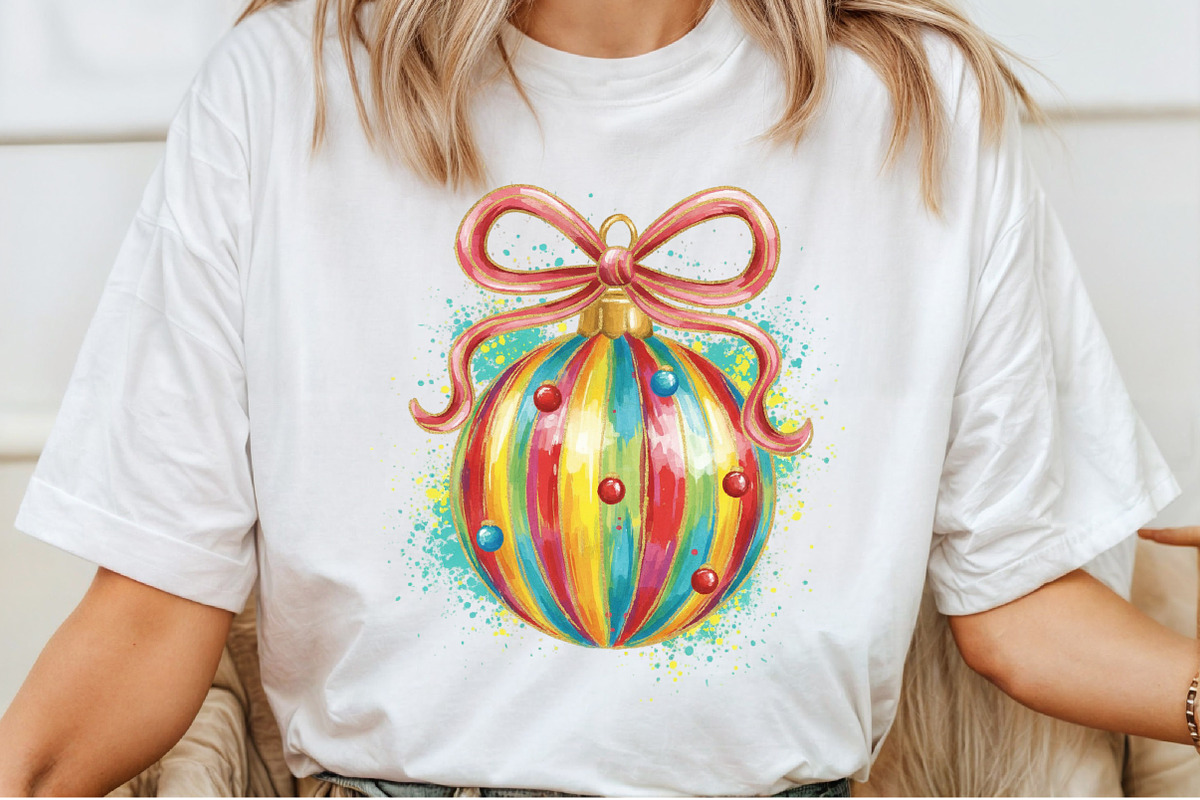 Bright Holiday Ornament PNG, an Illustration by Craft Nest (Photo 5 of 6)