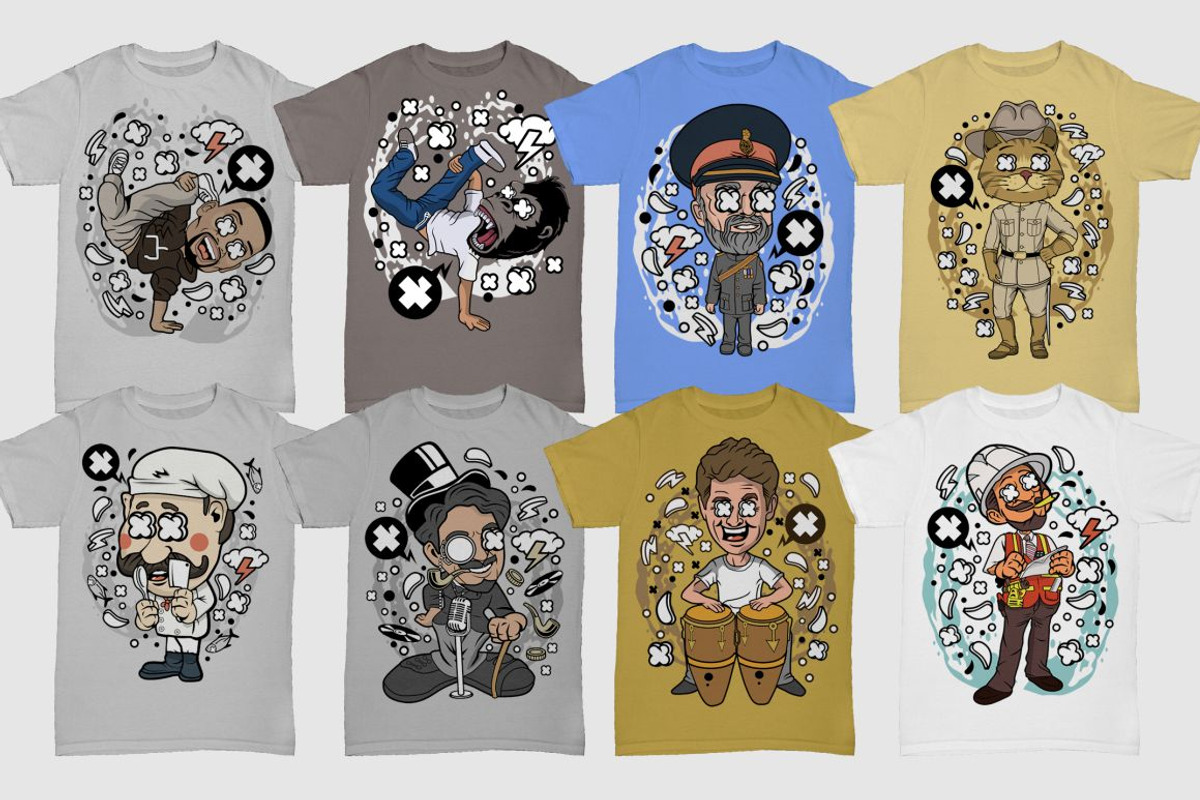 Cartoon Vector #7 Designs Bundle, an Illustration by roach_graphic (Photo 4 of 14)
