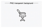 Chair and Seating Icons, an Outline Icon by Designfour (Thumbnail 4 of 7)