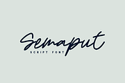 Semaput - Script Font, a Script Font by GFRcreative (Thumbnail 1 of 4)