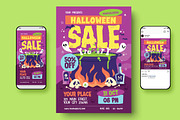 Halloween Sale Flyer, a Flyer Template by Creativestoree (Thumbnail 3 of 5)