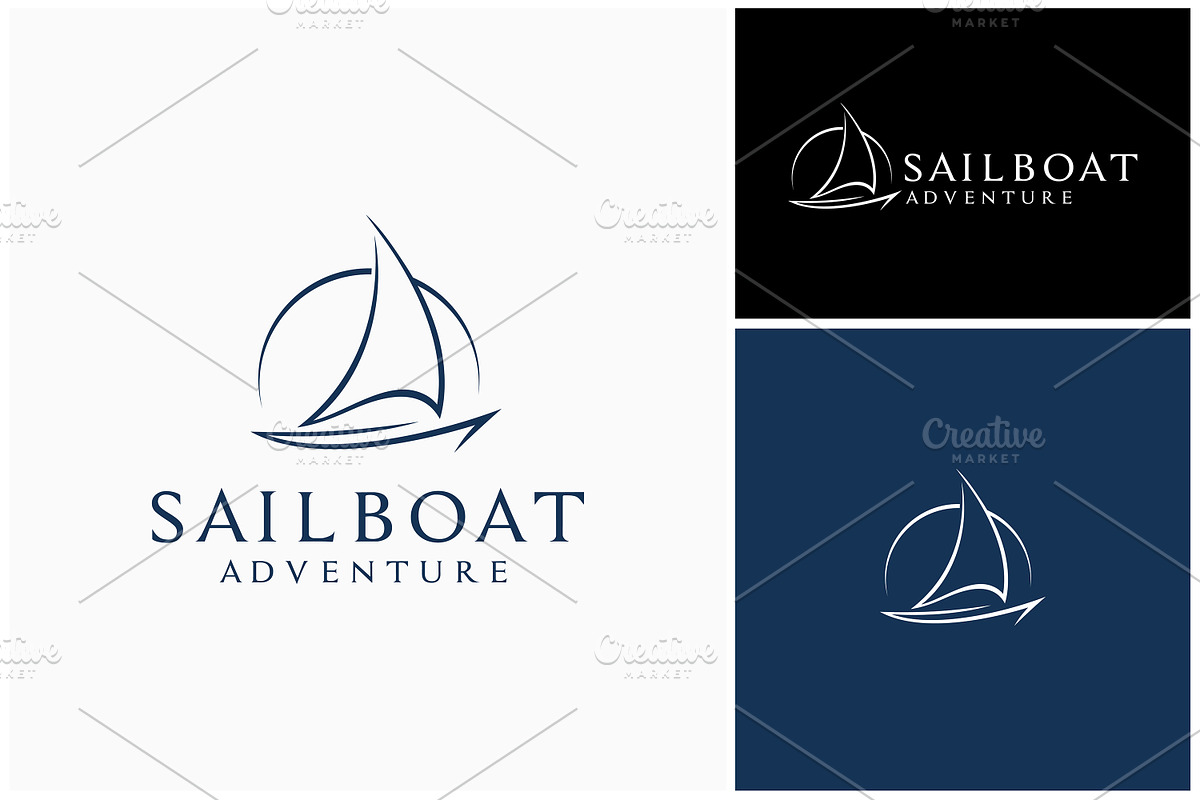 Ship Sail Boat Transport Travel Logo, a Branding & Logo Template by Enola99d (Photo 2 of 3)