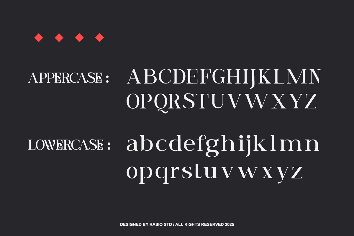 Rue Belle Editorial Serif Font, a Serif Font by Rasio Studio (Photo 2 of 10)