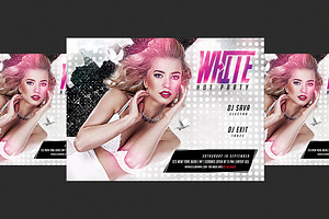 White Party Flyer, a Flyer Template by DSGraphicDesign