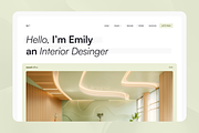 Intero – Interior Designer Portfolio, a Landing Page Template by Hue Supply (Thumbnail 2 of 4)