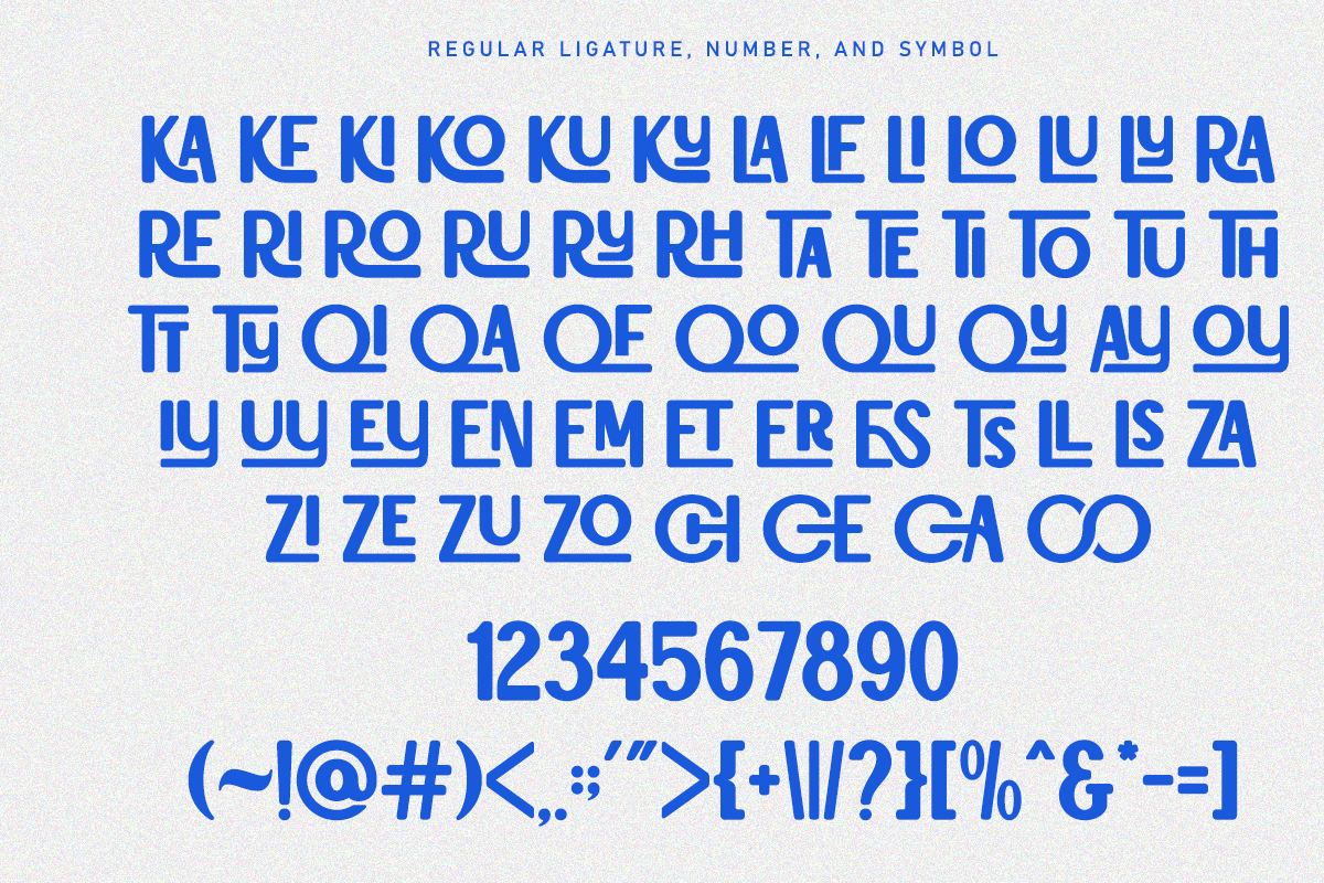 Chiroto - Ligatures Retro Font, a Sans Serif Font by Say Studio (Photo 12 of 13)