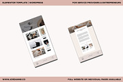 Sadie Elementor Website Template, a WordPress Template by Jordanne Co. Websites (Thumbnail 3 of 10)