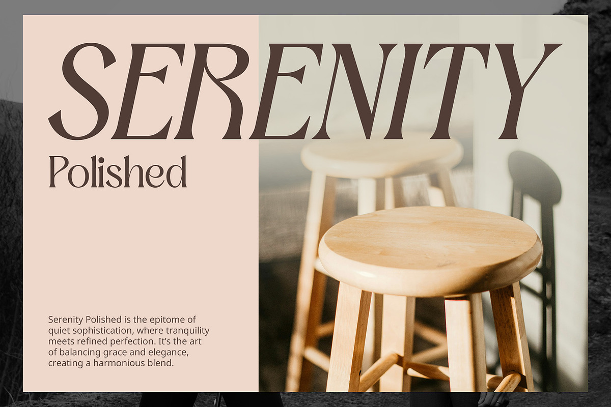 CS Facile – Elegant Font, a Serif Font by Craft Supply Co. (Photo 4 of 8)