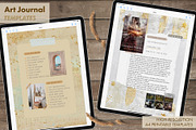 Art Journal Templates, a Stationery Template by LuOtero (Thumbnail 3 of 7)