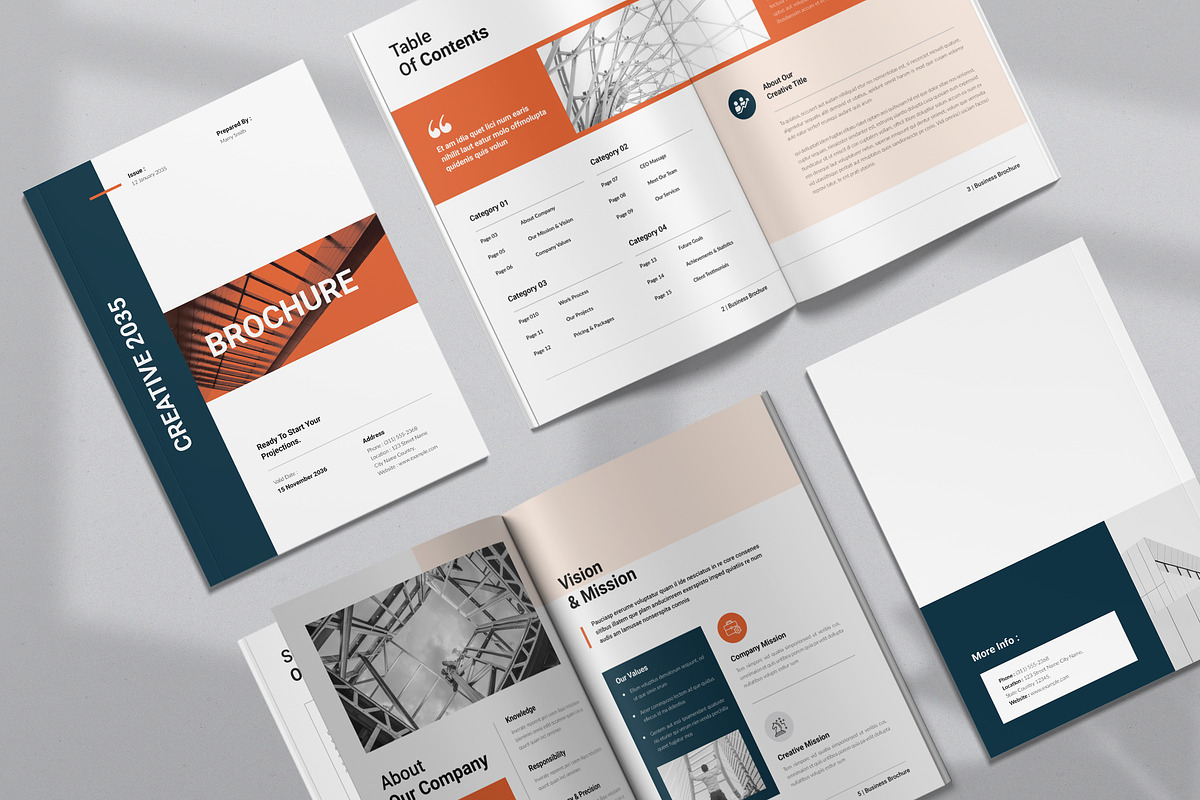 Business Brochure Template, a Brochure Template by NorthPeak (Photo 3 of 10)