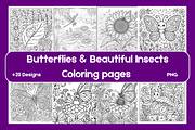 Beautiful Butterfly Pages, an Animal Illustration by BerryPieArt (Thumbnail 1 of 3)