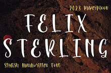 Felix Sterling: Stylish Handwritten
