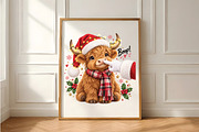 Christmas Cow Nose Boop PNG, a Seasonal Illustration by Daily.Designs (Thumbnail 5 of 5)