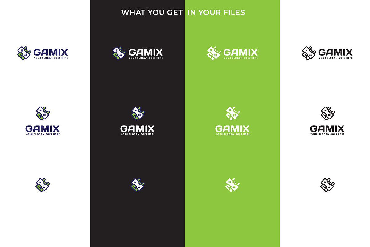 Gamix Gamepad Joystick Logo, a Branding & Logo Template by Tovarkovdesign (Photo 4 of 6)
