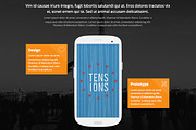 Flaunt - Parallax HTML5 Landing Page, an App Template by imithemes (Thumbnail 3 of 4)