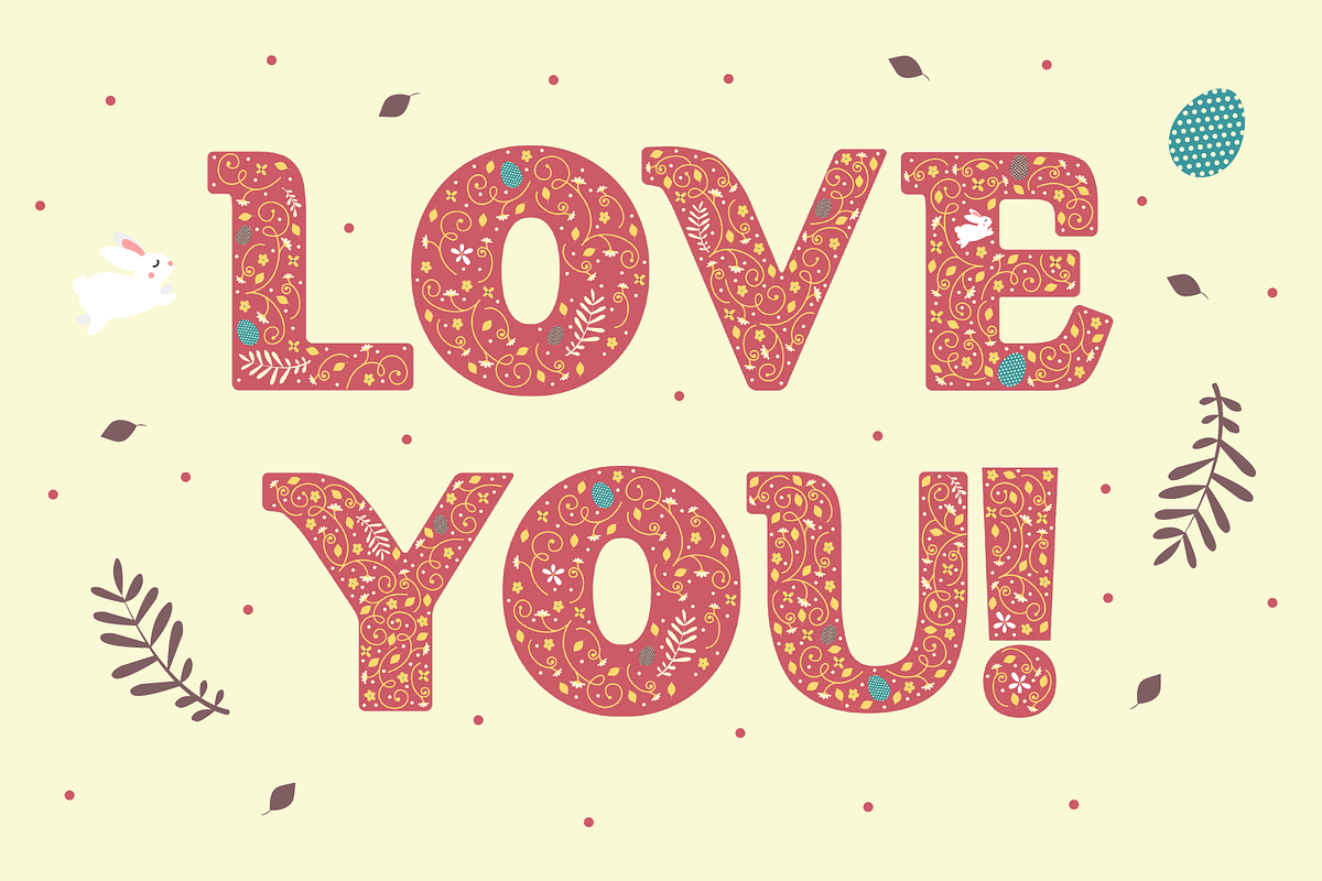 Easter Font preview 6