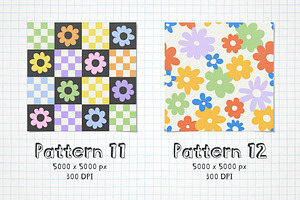 Soft Florals: Graphics Patterns