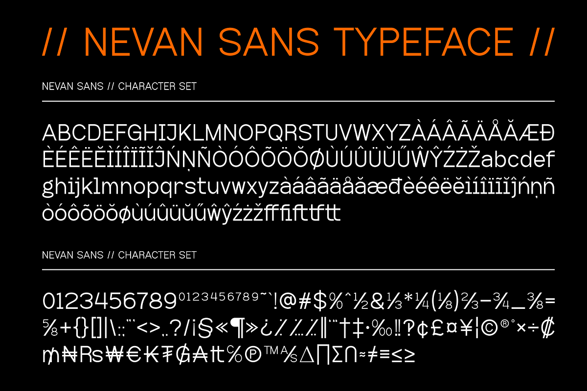 Nevan - Sans Serif Typeface, a Sans Serif Font by MaikoHatta (Photo 5 of 7)