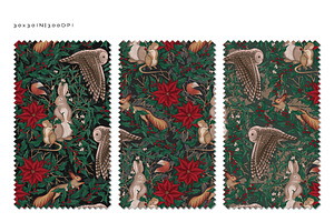 CHRISTMAS FOREST - Patterns & Motifs