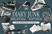 MILLENNIAL JUNK Retro Collage Kit, an Object Graphic by angelainthefields (Thumbnail 1 of 11)
