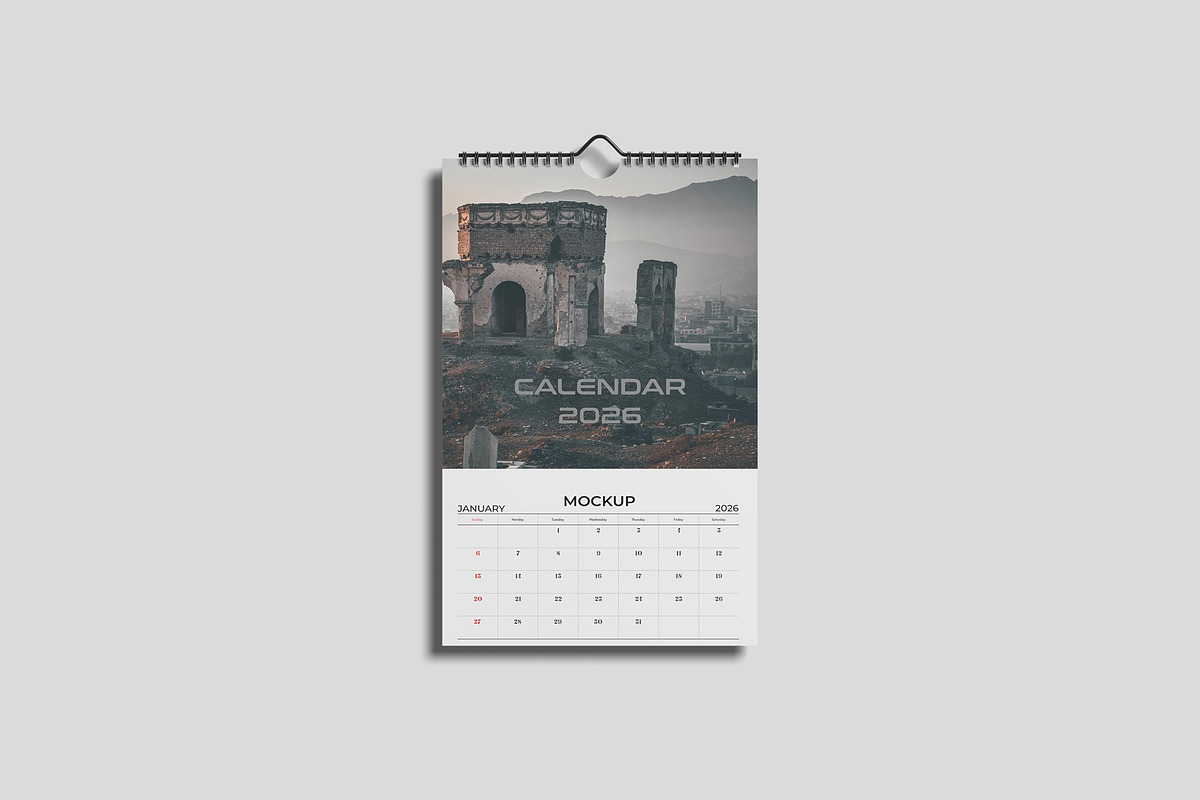 High Quality Calendar Mockup, a Books & Magazine Mockup by Lxadesign (Photo 2 of 7)