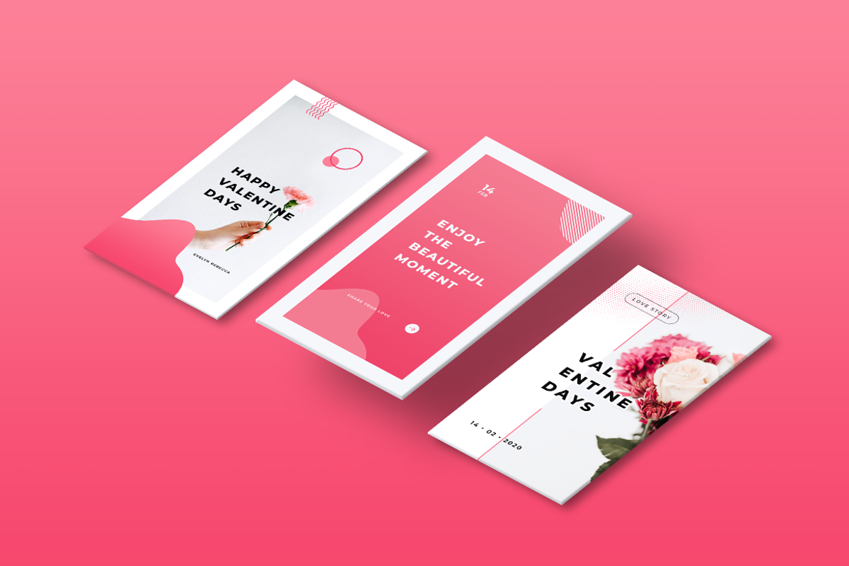 Happy Valentines Day Instagram Story, a Social Media Template by Rahardi Creative (Photo 3 of 6)