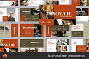 Business Pitch Deck powerpoint, a Presentation Template by Fit-tee (Thumbnail 1 of 2)