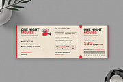 Vintage Cinema Ticket, a Stationery Template by MightyDesign (Thumbnail 2 of 6)