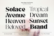 Sugar Magic Serif - 9 Font Family, a Serif Font by zeenesia (Thumbnail 6 of 26)
