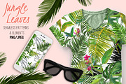 Jungle Leaves. Watercolor Set, a Pattern Graphic by Irina Dolgikh (Thumbnail 6 of 8)