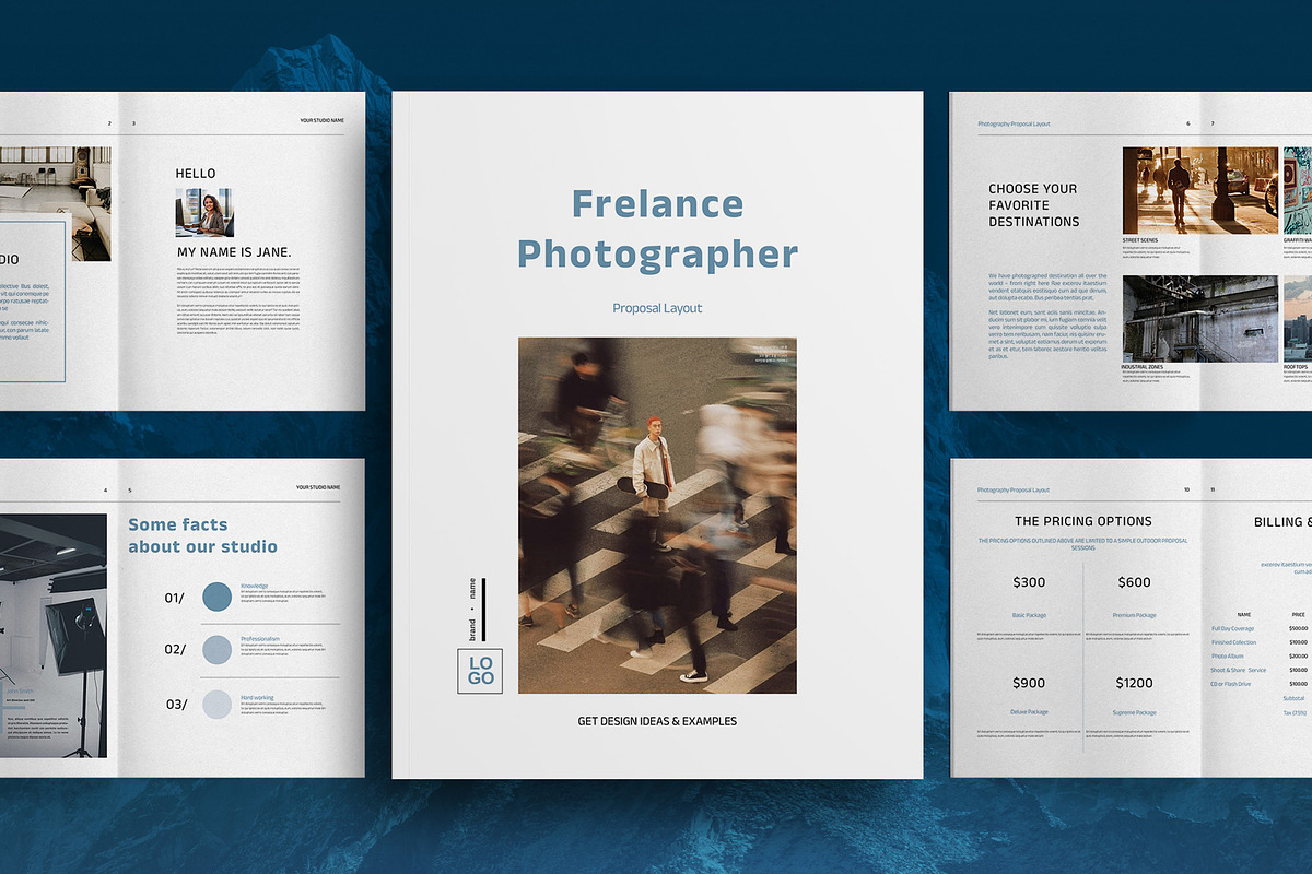 Freelance Photographer Proposal, a Brochure Template by Boris Cupac (Photo 1 of 7)
