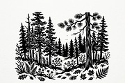 Majestic Pine Trees SVG, a Finance Illustration by Amazin_art (Thumbnail 27 of 41)