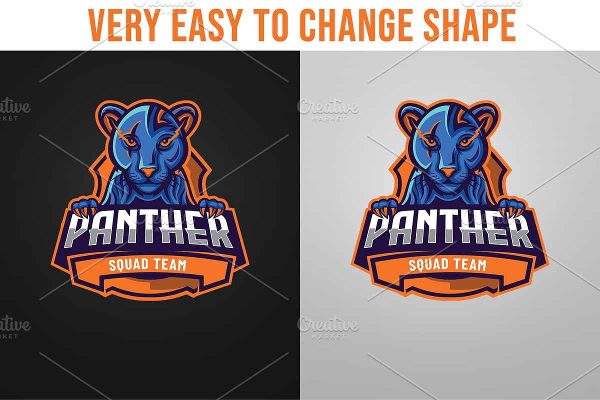 Panther Esports Gaming Mascot Logo preview 2