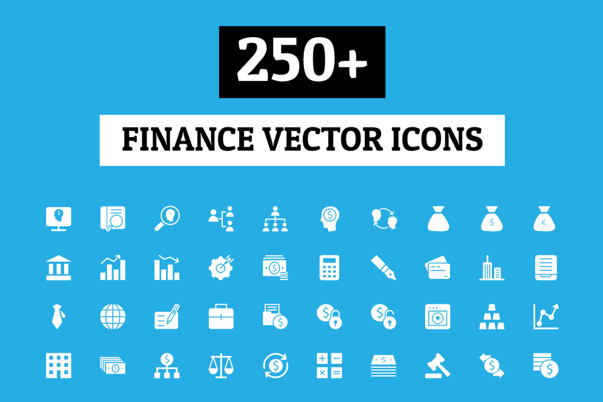 250+ Finance Vector Icons