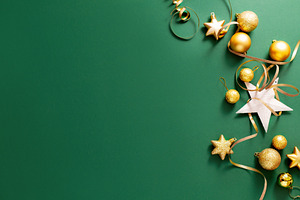 Minimalistic christmas flat lay back containing christmas, background, and