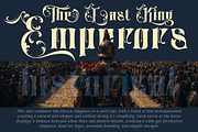 Patrajani - Decorative Serif, a Blackletter Font by TypeClassHeroes (Thumbnail 12 of 15)