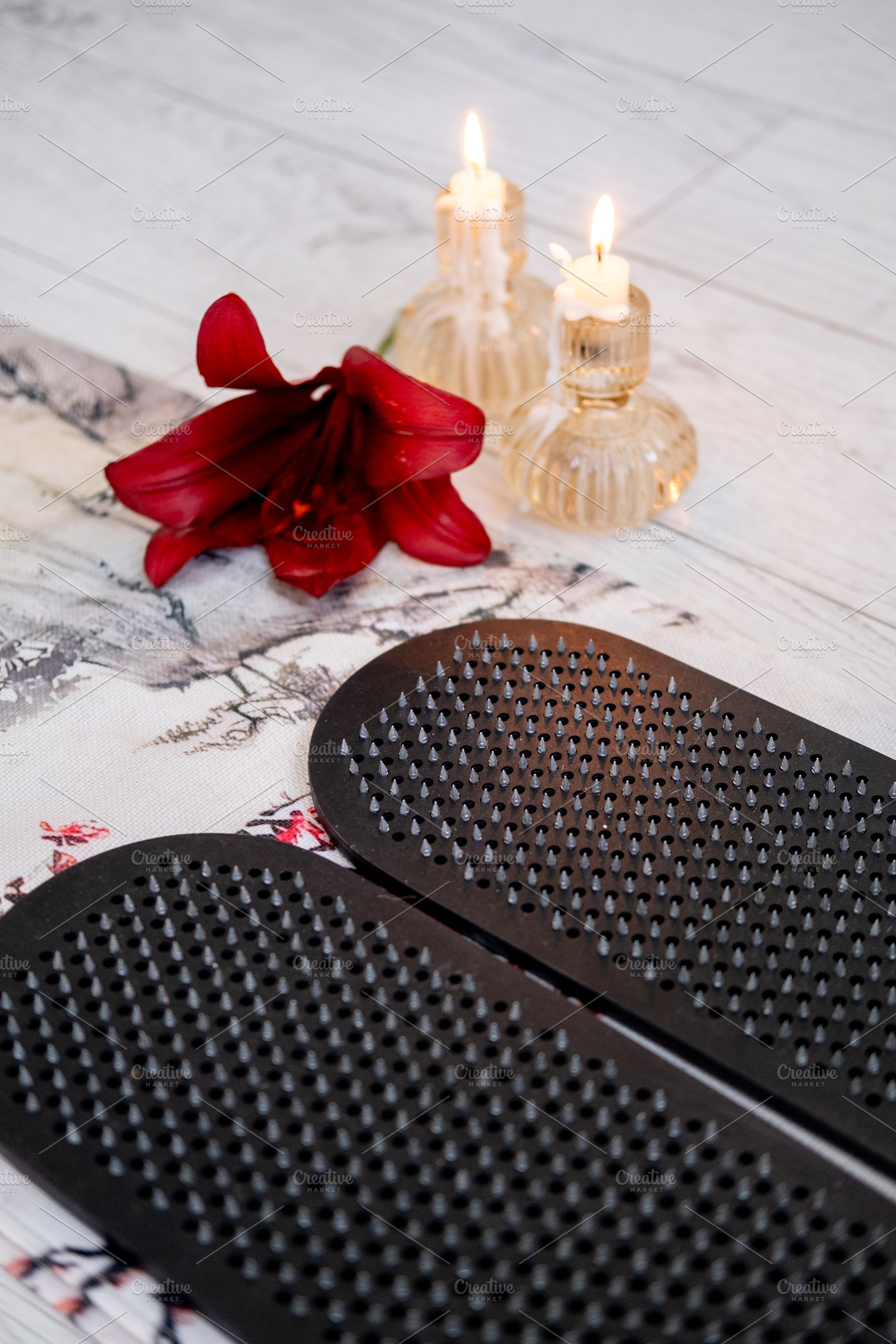 Sadhu board yoga tool nails meditation massage, a Person Photo by Photo Drive Studio