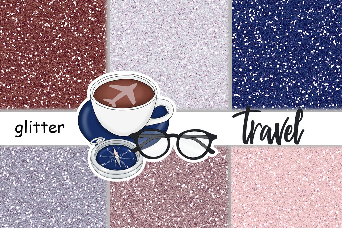 Travel Glitter, a Texture Graphic by GlamArtZhanna (Photo 1 of 3)