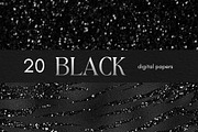 Black Seamless Digital Papers, a Background Graphic by Business Chic (Thumbnail 5 of 6)
