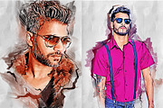 Fashion Sketch Photoshop Action, an Action Add-On by GorynArt (Thumbnail 9 of 24)