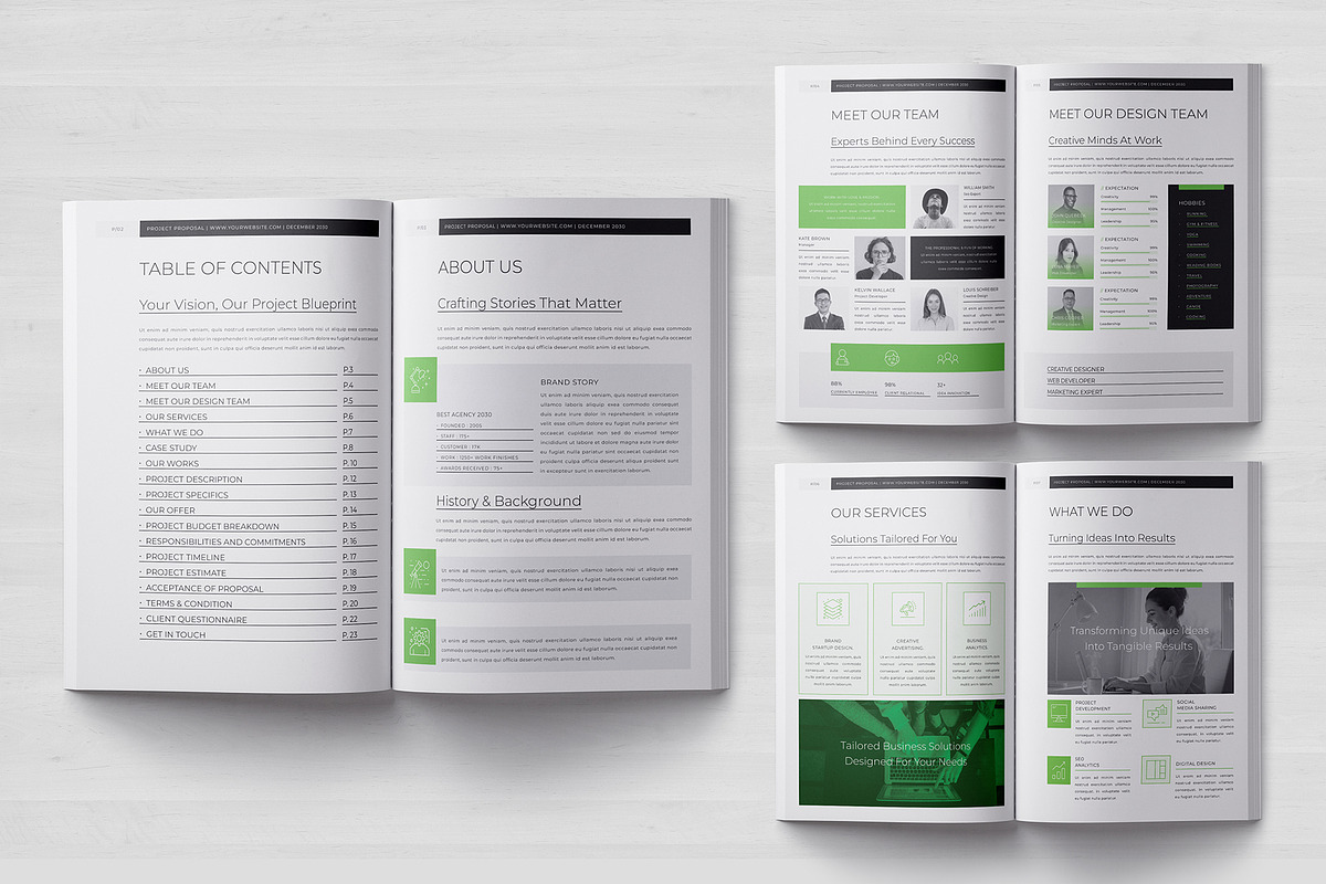 Proposal Template, a Brochure Template by Designsoul14 (Photo 6 of 10)