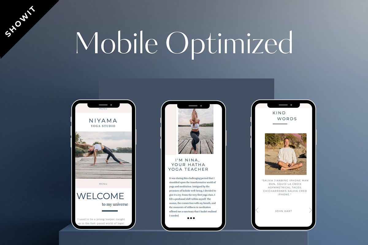 Showit Website Template I Niyama, a Websites & App Template by YogaBizLab (Photo 3 of 4)