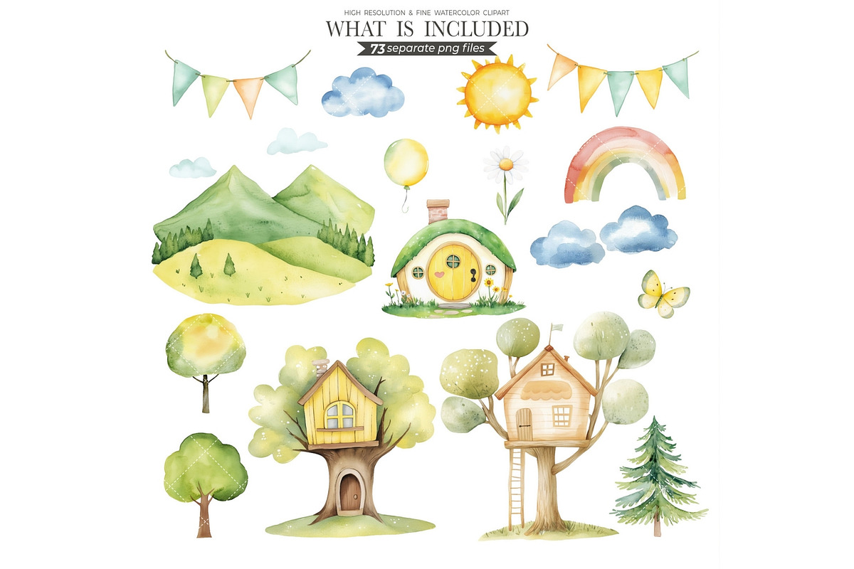 Mouse Clipart Watercolor PNG, an Animal Illustration by CharmClipart (Photo 6 of 8)